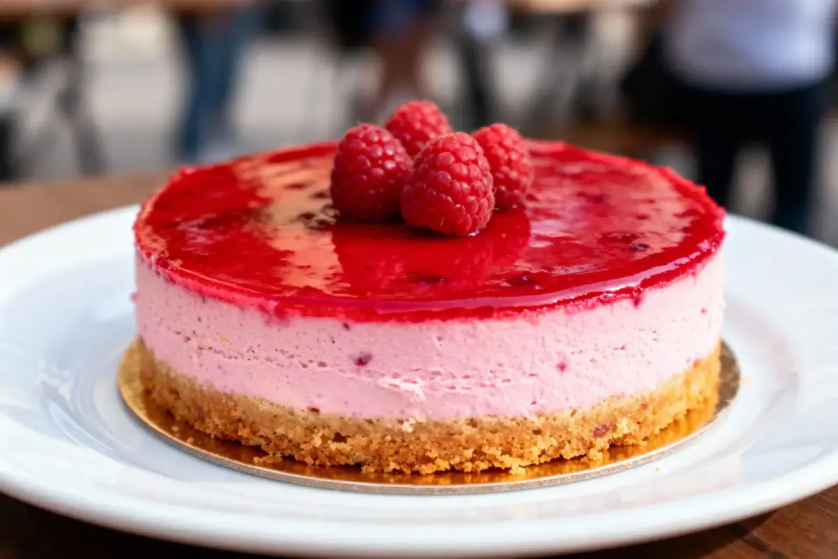 entremets à la framboise