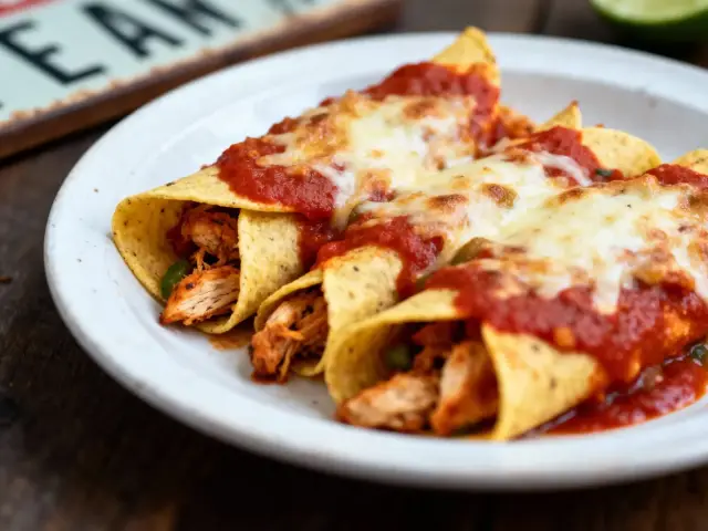 recette d'enchiladas au poulet