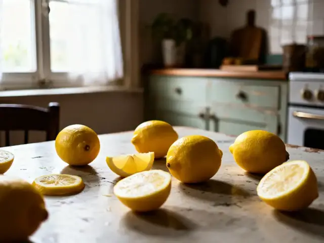 Citron en excès sur une table de cuisine rustique trop de citron que faire